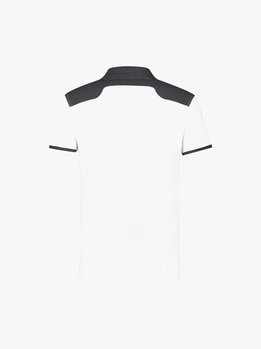 Santino Tivoli Poloshirt - Wit / Grijs Polo Santino