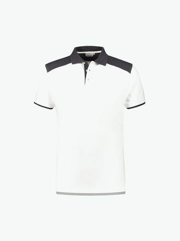 Santino Tivoli Poloshirt - Wit / Grijs Polo Santino XS