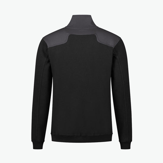 Santino Tokyo Zipsweater - Zwart / Grijs Sweater Santino