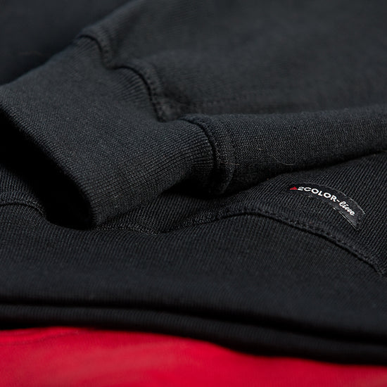 Santino Tokyo Zipsweater - Zwart / Grijs Sweater Santino