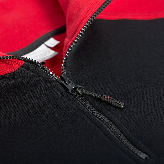 Santino Tokyo Zipsweater - Zwart / Grijs Sweater Santino
