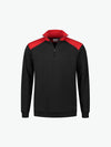 Santino Tokyo Zipsweater - Zwart / Rood Sweater Santino S