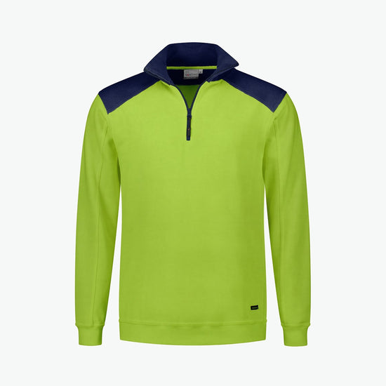 Santino Tokyo Zipsweater - Lime / Navy Sweater Santino S