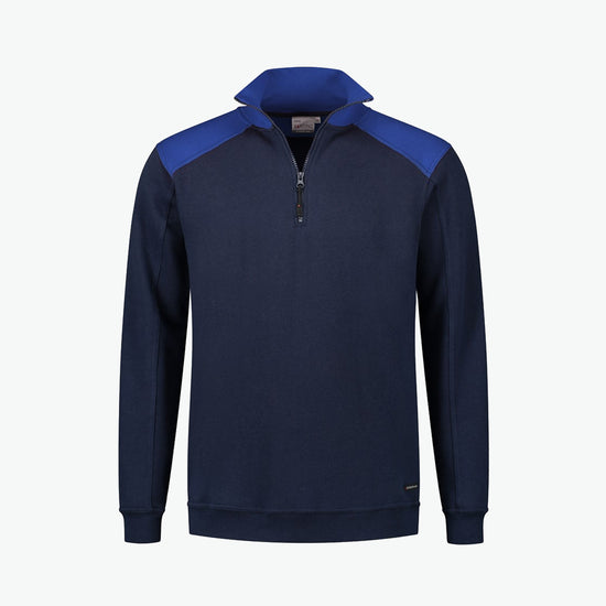 Santino Tokyo Zipsweater - Navy / Blauw Sweater Santino S