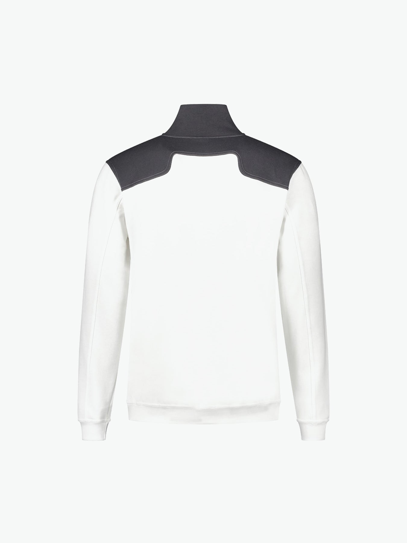 Santino Tokyo Zipsweater - Wit / Grijs Sweater Santino