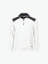 Santino Tokyo Zipsweater - Wit / Grijs Sweater Santino S
