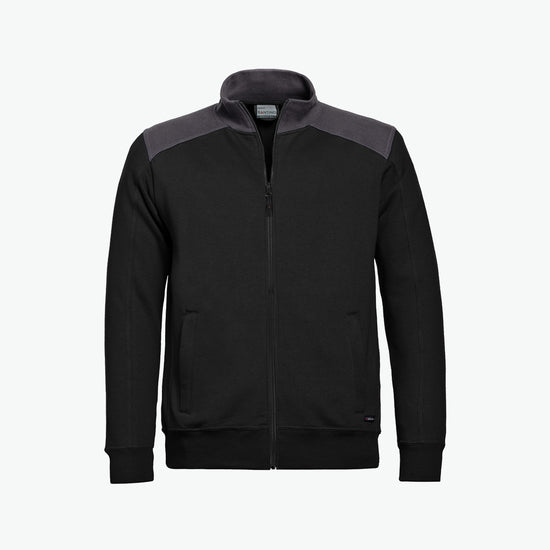 Santino Toronto Sweatvest - Zwart / Grijs Sweater Santino S