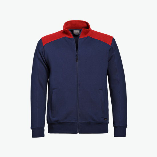 Santino Toronto Sweatvest - Navy / Rood Vest Santino S