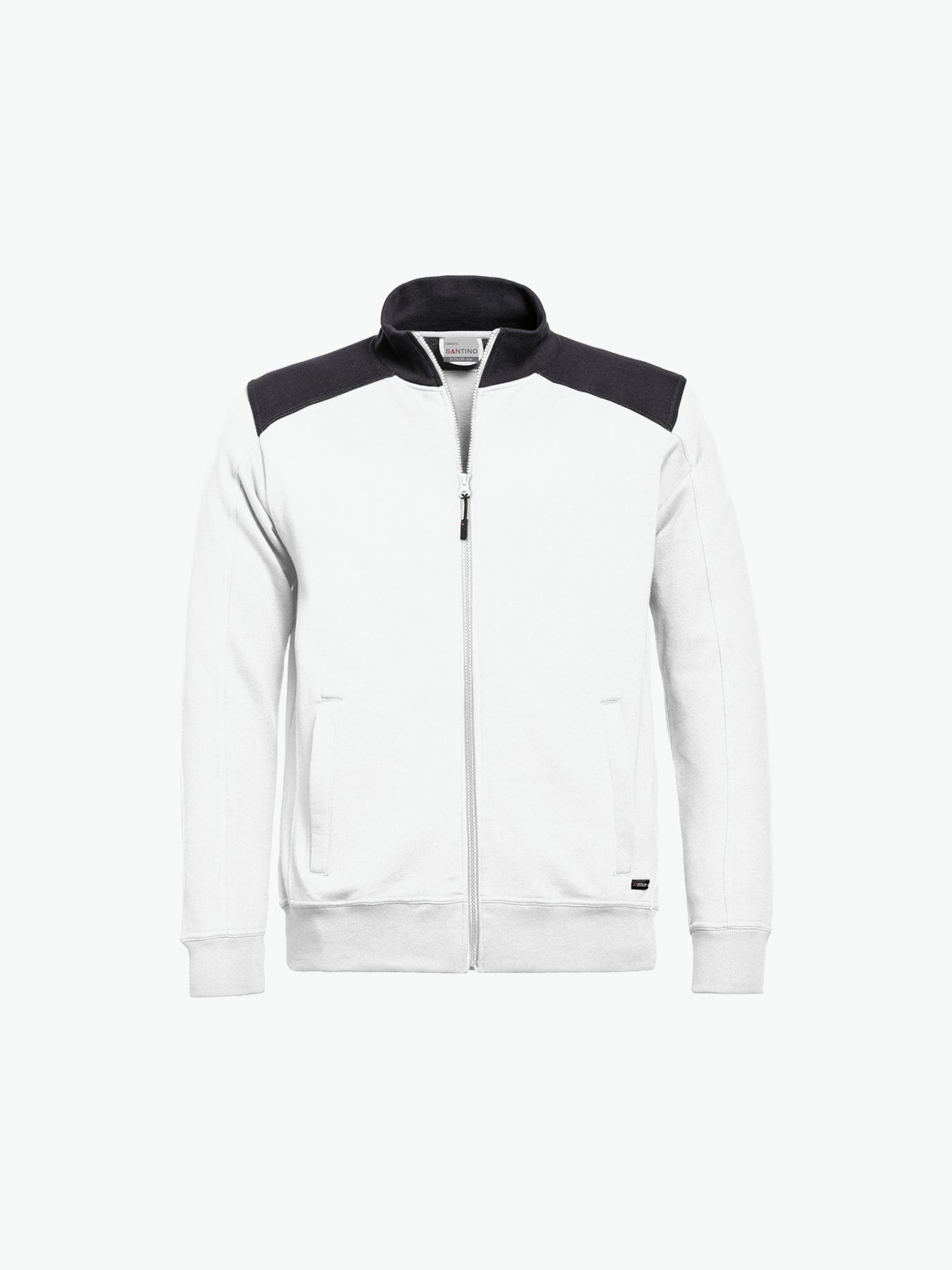 Santino Toronto Sweatvest - Wit / Grijs Sweater Santino S
