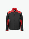 Santino Tour Softshell Jacket - Zwart / Rood Softshell Jas Santino S