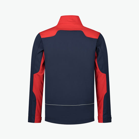 Santino Tour Softshell Jacket - Navy / Rood Softshell Jas Santino
