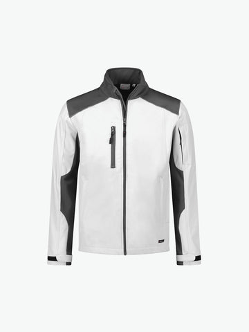 Santino Tour Softshell Jacket - Wit / Grijs Softshell Jas Santino S