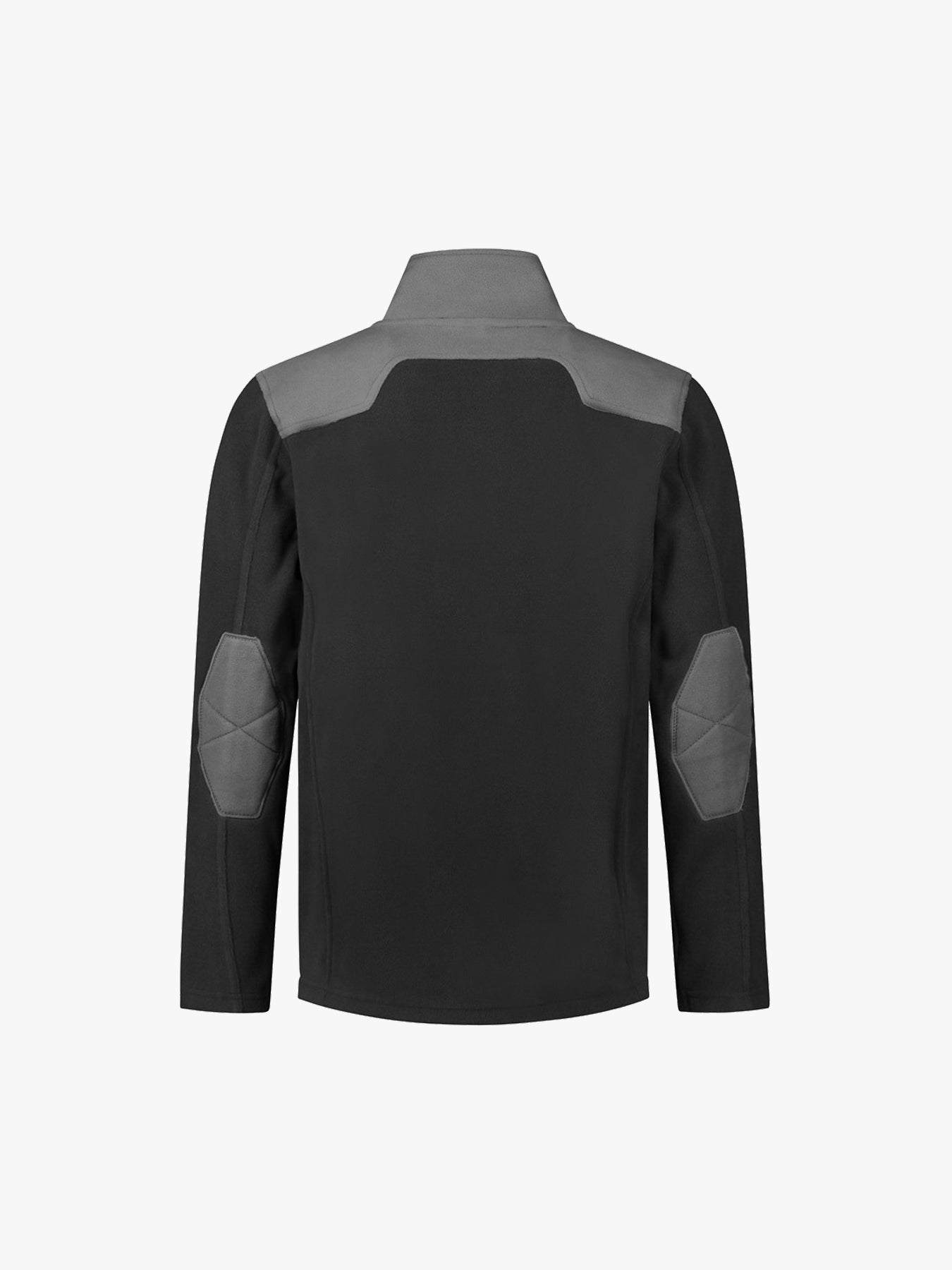 Santino Trento Fleecejack - Zwart / Grijs Fleece Jas Santino