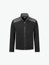 Santino Trento Fleecejack - Zwart / Grijs Fleece Jas Santino S