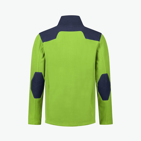 Santino Trento Fleecejack - Lime / Navy Fleece Jas Santino