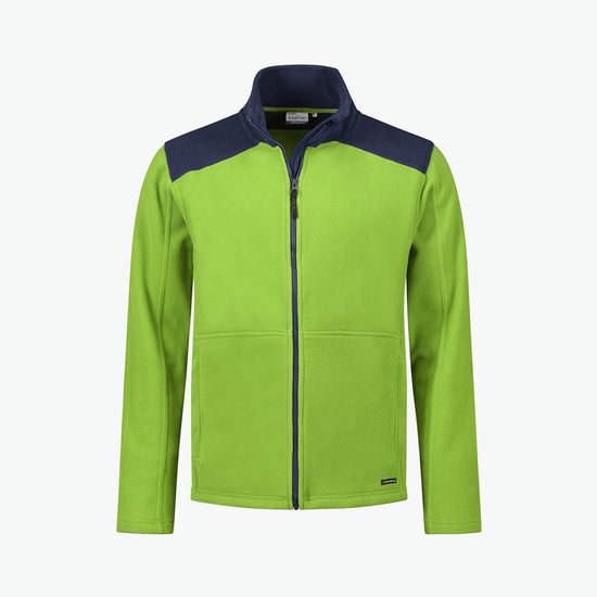 Santino Trento Fleecejack - Lime / Navy Fleece Jas Santino S