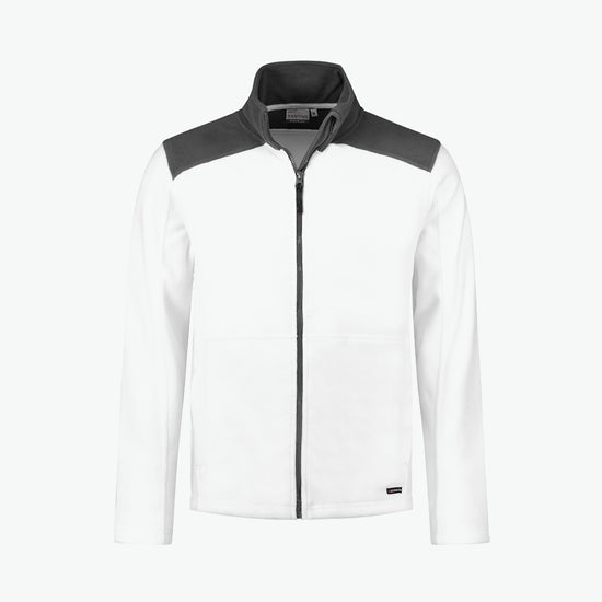 Santino Trento Fleecejack - Wit / Grijs Fleece Jas Santino S
