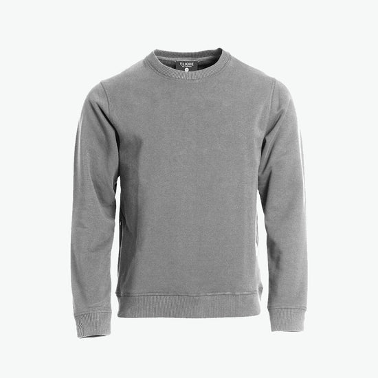 Clique Classic Roundneck - Grijsmelange Sweater Clique XS