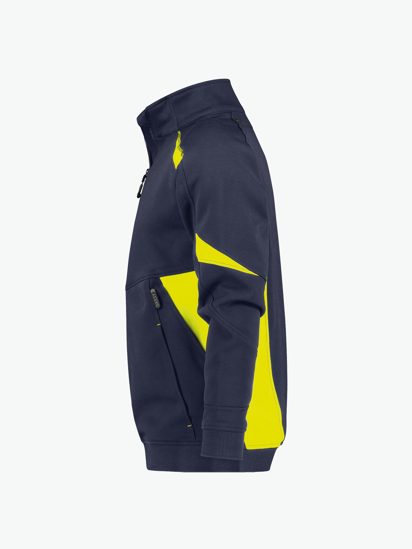 Dassy Aratu Sweater - Nachtblauw/Fluogeel Werksweater Dassy