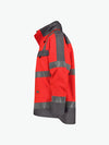 Dassy Atlantis Hogezichtbaarheidsparka - Fluorood/Cementgrijs Werkjas Hivis Dassy