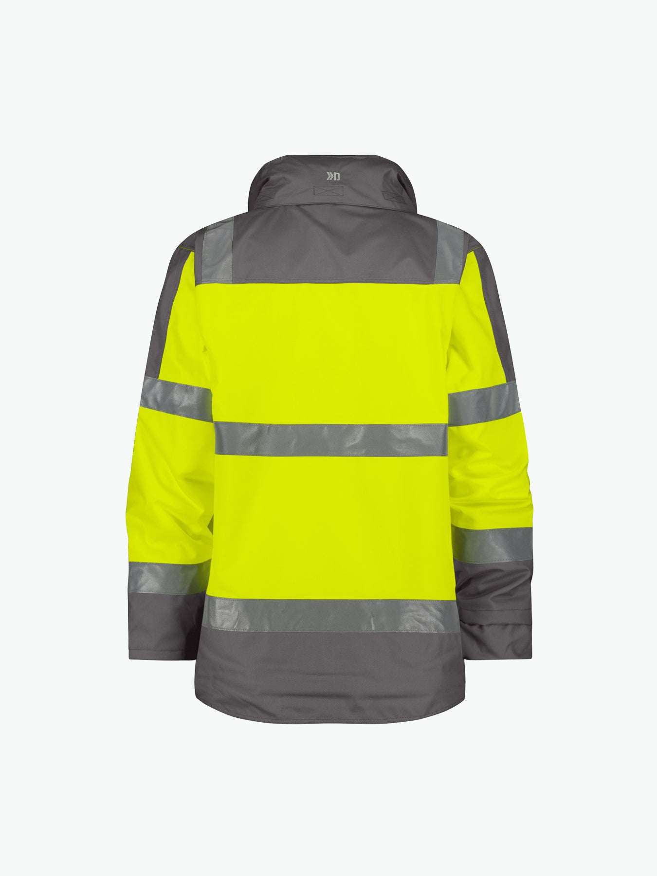 Dassy Atlantis Hogezichtbaarheidsparka - Fluogeel/Cementgrijs Werkjas HiVis Dassy