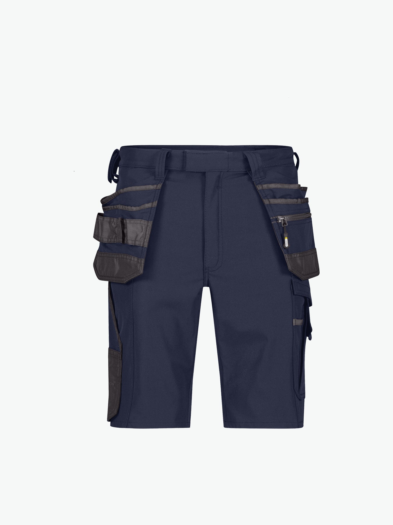 Dassy Aurax Holsterzakkenshort met stretch - Nachtblauw/Antracietgrijs Werkbroek Dassy