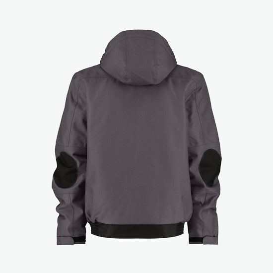 Dassy Austin Canvas winterjas - Antracietgrijs/Zwart Werkjas Dassy