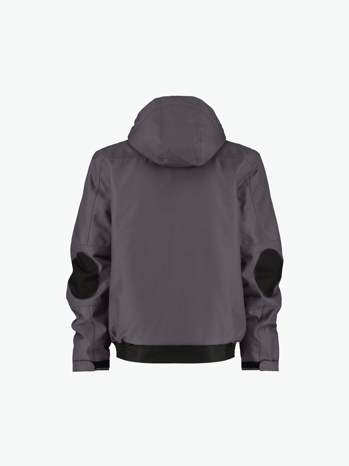 Dassy Austin Canvas winterjas - Antracietgrijs/Zwart Werkjas Dassy