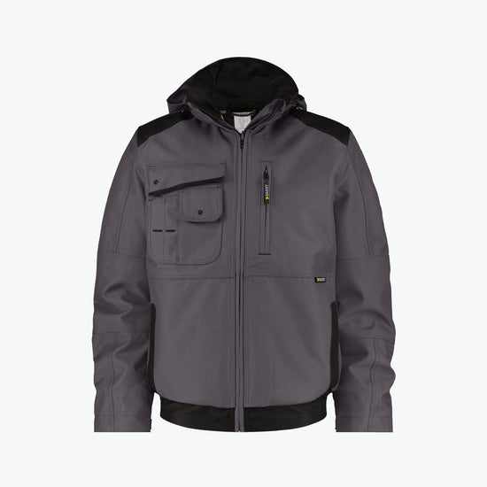 Dassy Austin Canvas winterjas - Antracietgrijs/Zwart Werkjas Dassy