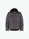 Dassy Austin Canvas winterjas - Antracietgrijs/Zwart Werkjas Dassy