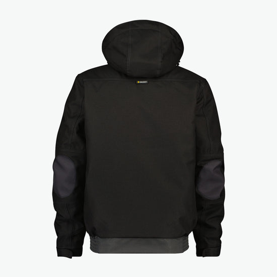 Dassy Austin Canvas winterjas - Zwart/Antracietgrijs Werkjas Dassy