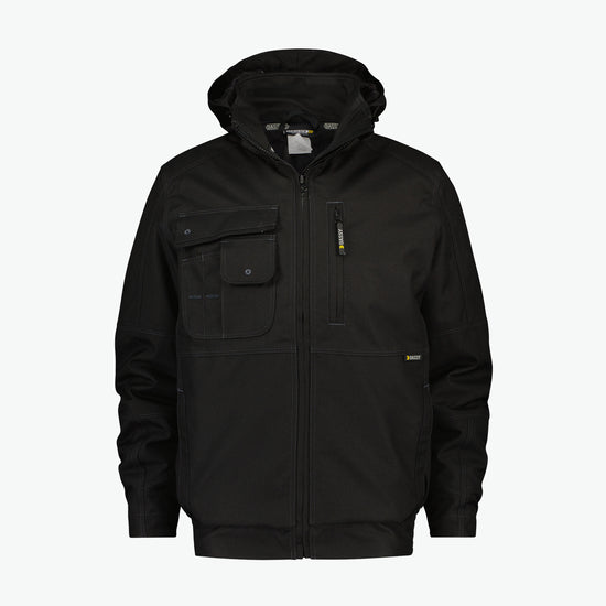 Dassy Austin Canvas winterjas - Zwart Werkjas Dassy