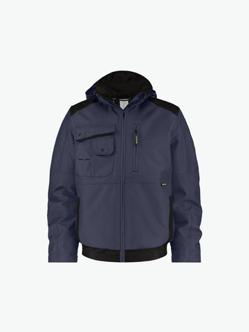 Dassy Austin Canvas winterjas - Nachtblauw/Zwart Werkjas Dassy
