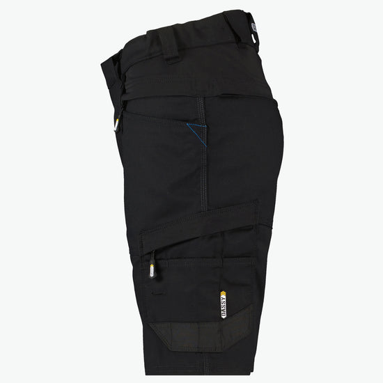 Dassy Axis Women Werkshort met stretch voor dames - Zwart Werkbroek Dames Dassy