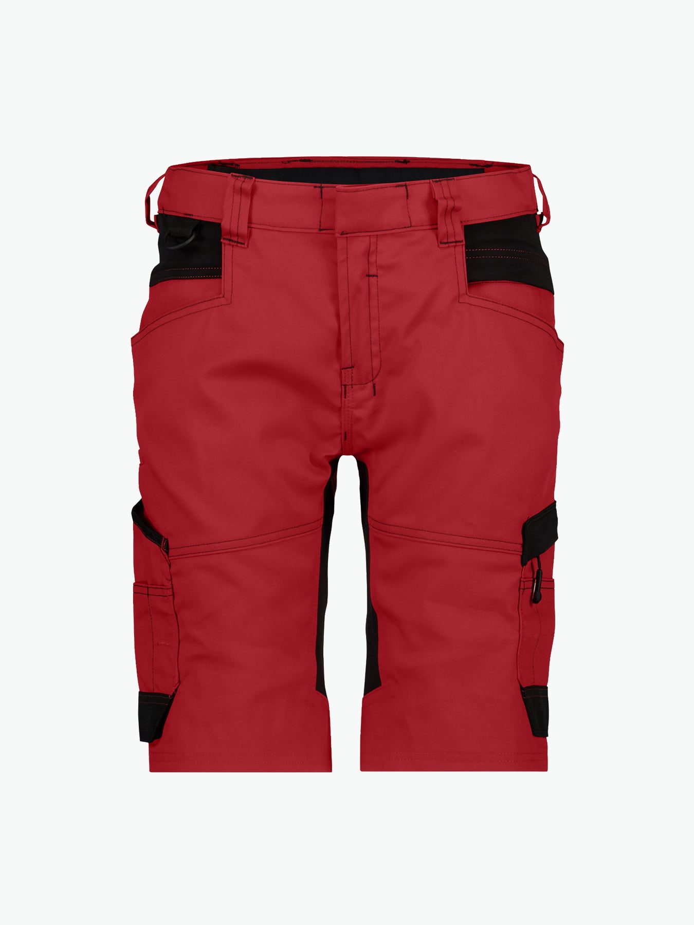 Dassy Axis Women Werkshort met stretch voor dames - Rood/Zwart Werkbroek Dames Dassy