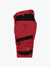 Dassy Axis Women Werkshort met stretch voor dames - Rood/Zwart Werkbroek Dames Dassy