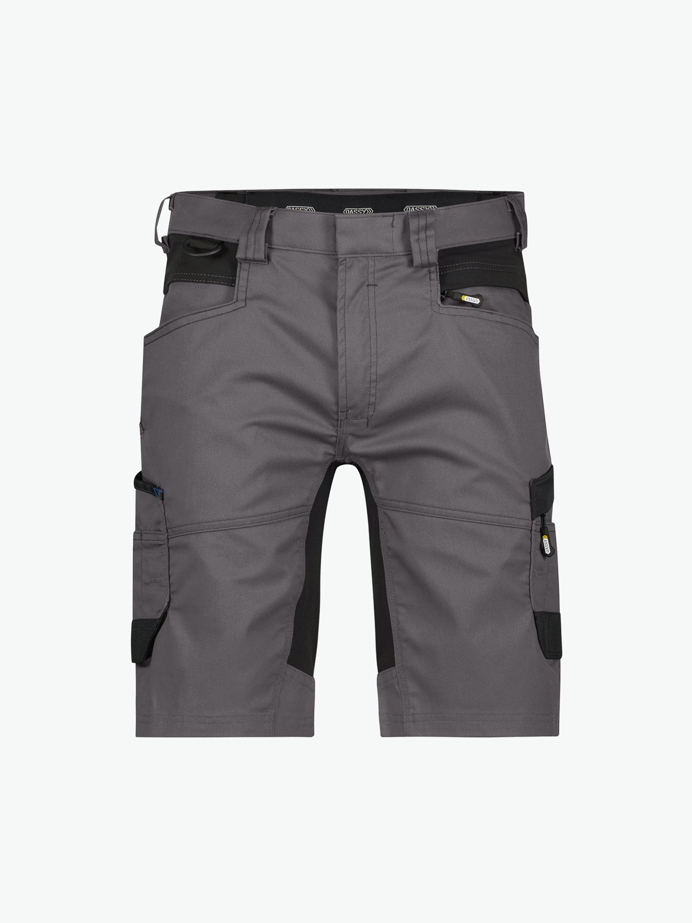 Dassy Axis Werkshort met stretch - Antracietgrijs/Zwart Werkbroek Dassy