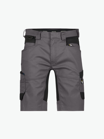 Dassy Axis Werkshort met stretch - Antracietgrijs/Zwart Werkbroek Dassy