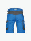 Dassy Axis Werkshort met stretch - Azuurblauw/Antracietgrijs Werkbroek Dassy