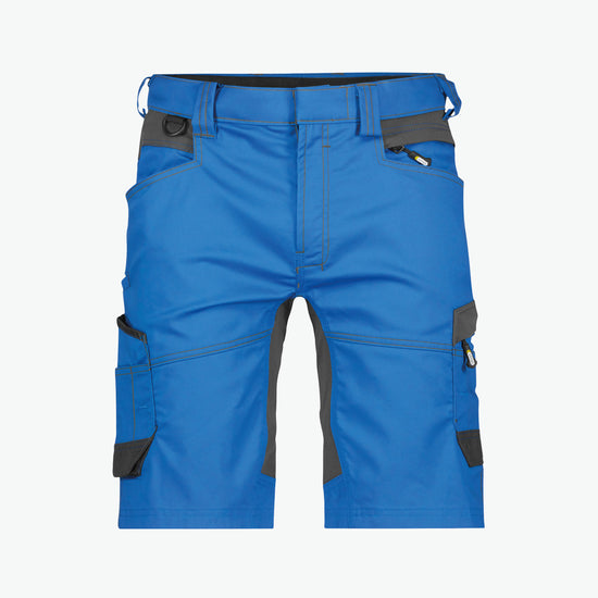 Dassy Axis Werkshort met stretch - Azuurblauw/Antracietgrijs Werkbroek Dassy