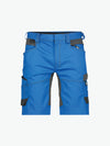 Dassy Axis Werkshort met stretch - Azuurblauw/Antracietgrijs Werkbroek Dassy