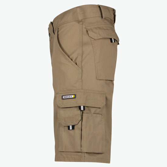Dassy Bari Werkshort - Beige Werkbroek Dassy