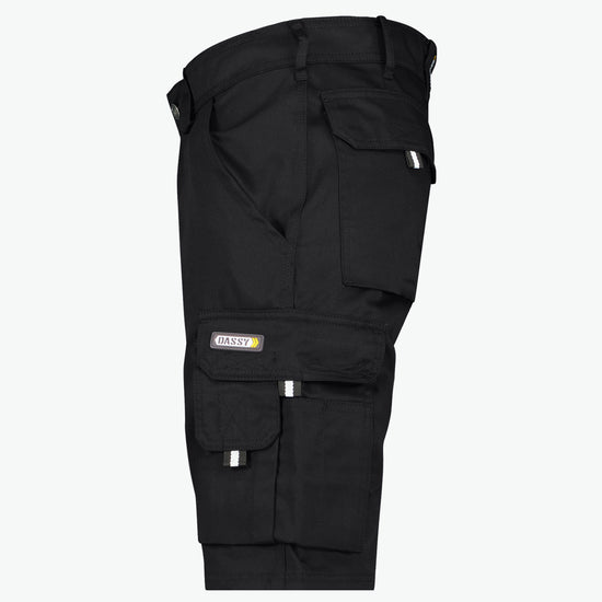 Dassy Bari Werkshort - Zwart Werkbroek Dassy