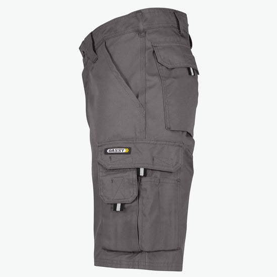 Dassy Bari Werkshort - Cementgrijs Werkbroek Dassy