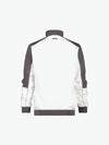 Dassy Basiel Tweekleurige sweater - Wit/Cementgrijs Werksweater Dassy