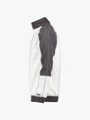 Dassy Basiel Tweekleurige sweater - Wit/Cementgrijs Werksweater Dassy