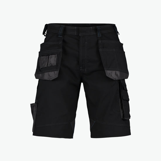 Dassy Bionic Holsterzakkenshort - Zwart/Antracietgrijs Werkbroek Dassy