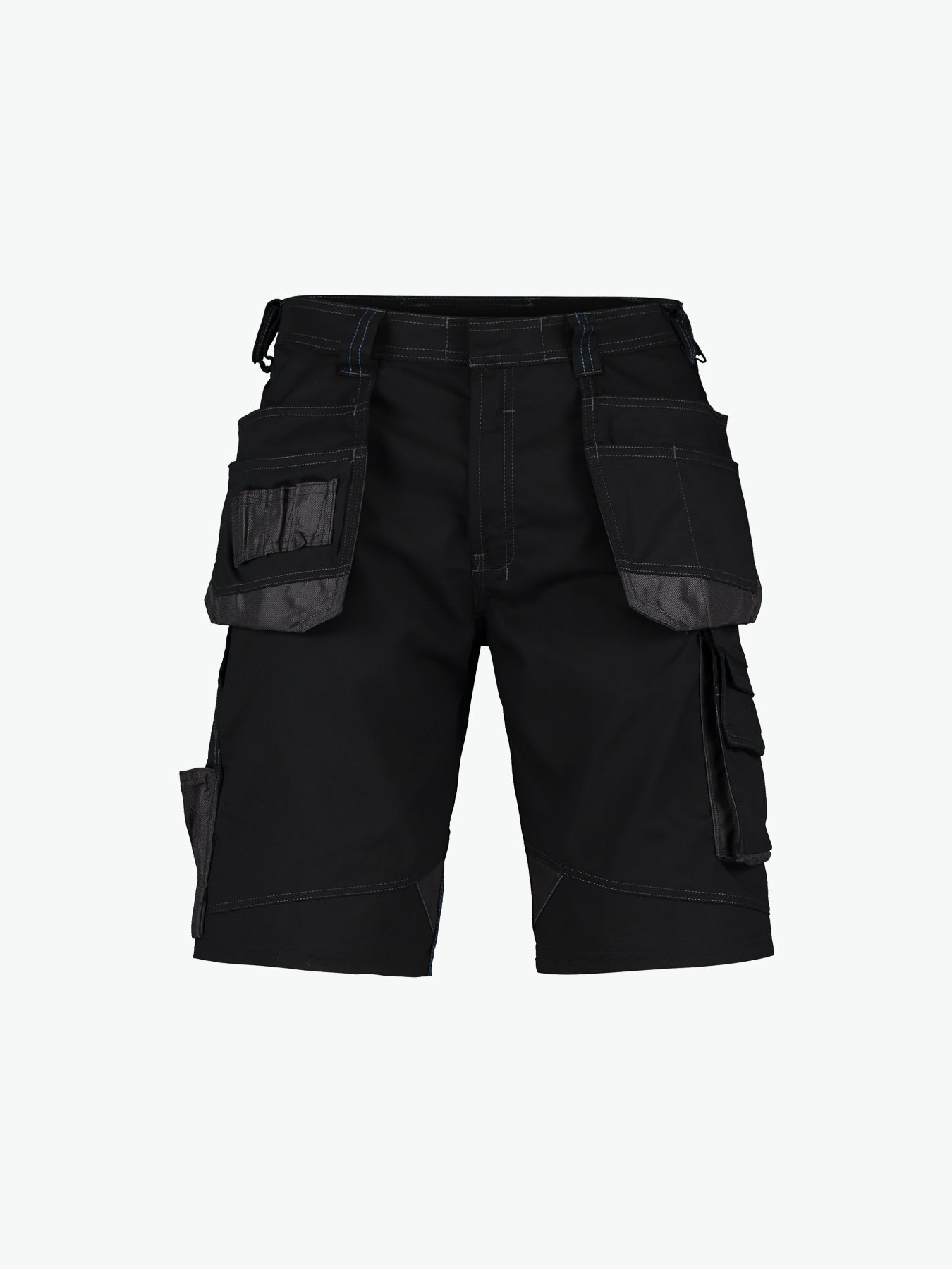 Dassy Bionic Holsterzakkenshort - Zwart/Antracietgrijs Werkbroek Dassy