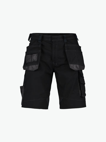 Dassy Bionic Holsterzakkenshort - Zwart/Antracietgrijs Werkbroek Dassy