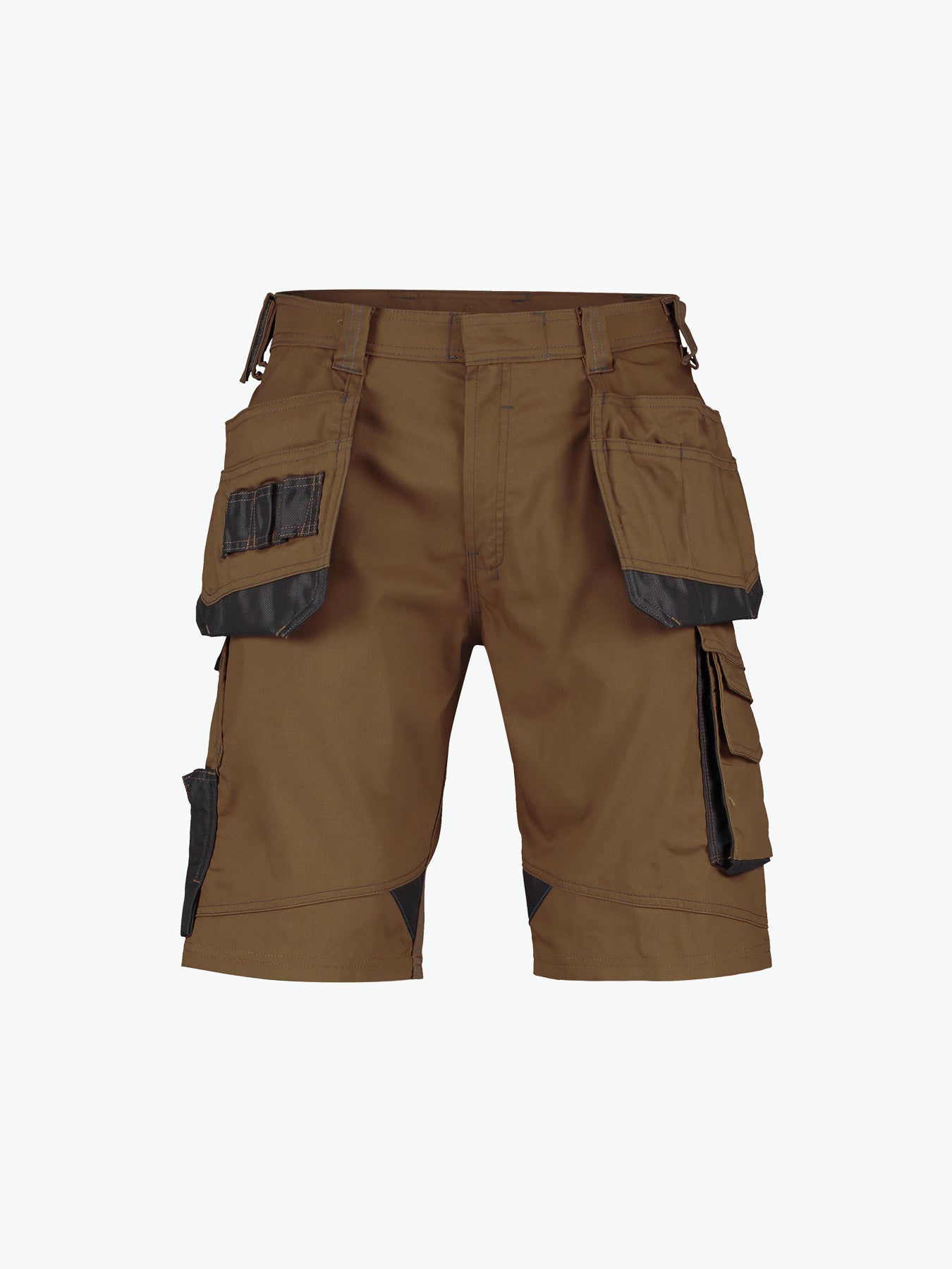 Dassy Bionic Holsterzakkenshort - Leembruin/Antracietgrijs Werkbroek Dassy